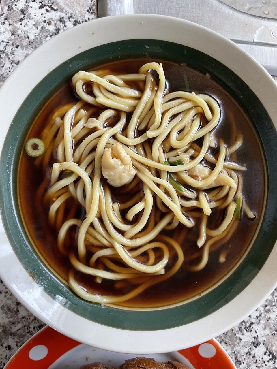 Chocked Noodle Soup