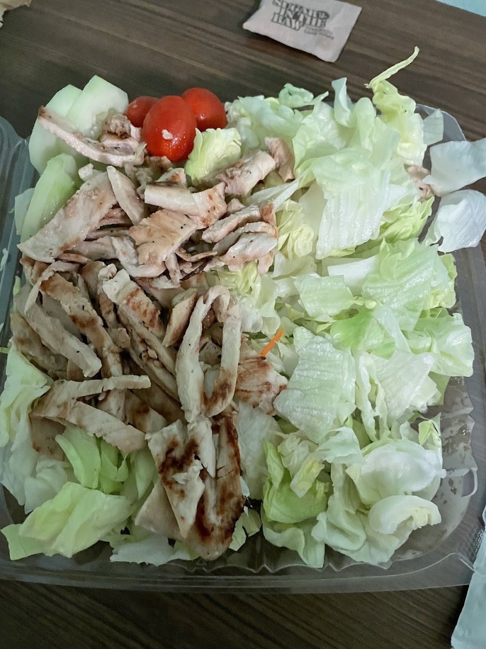 Menu layout showing poultry, beef, and seafood.